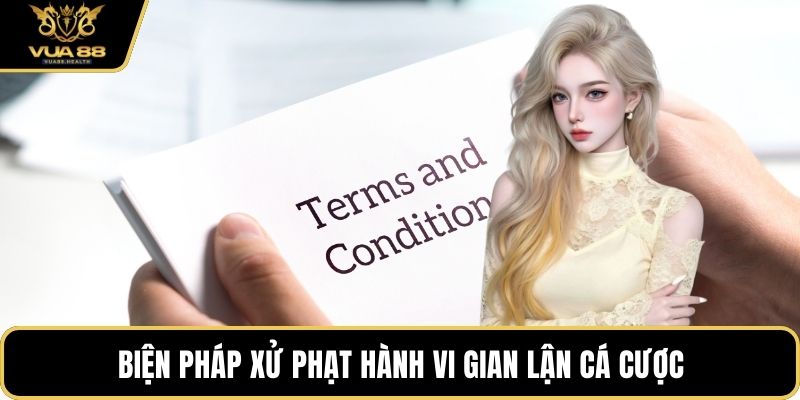 Biện pháp xử phạt hành vi gian lận cá cược