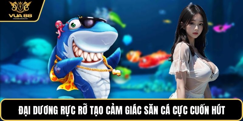 Đại dương rực rỡ tạo cảm giác săn cá cực cuốn hút