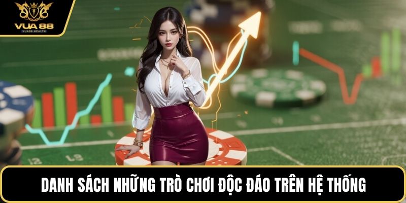 Danh sách những trò chơi độc đáo trên hệ thống